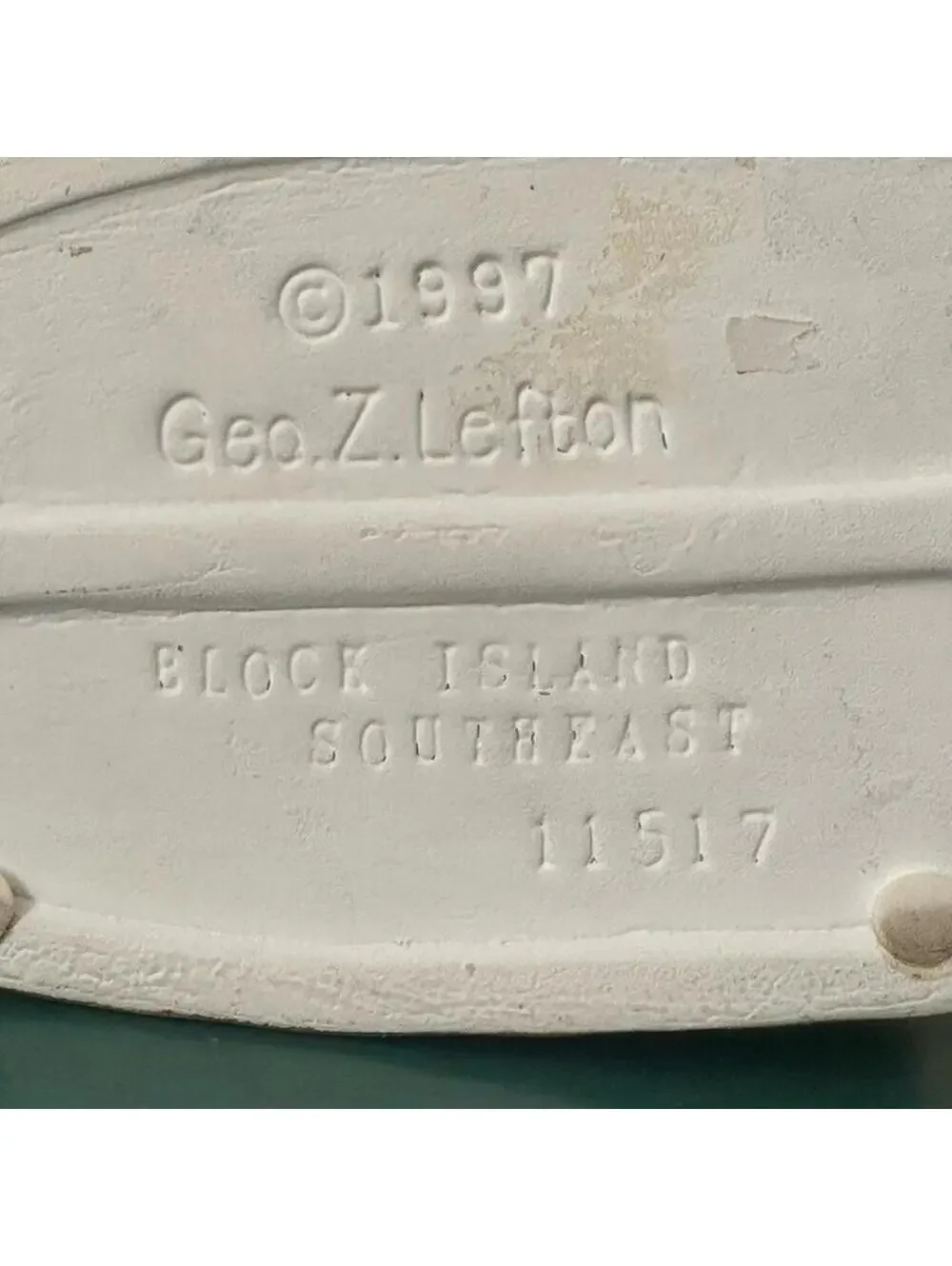 Vintage Geo Z. Lefton 1997 Block Island Lighthouse Collectable